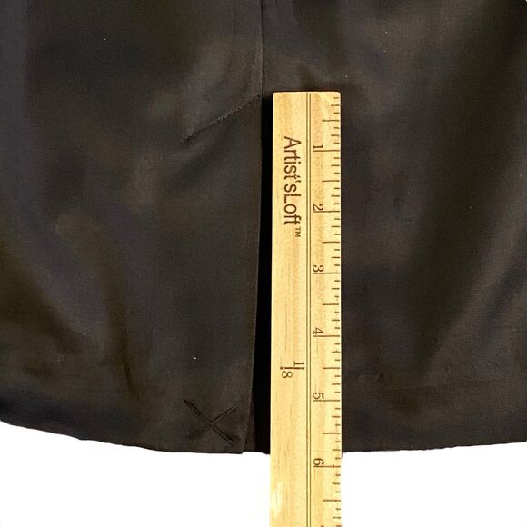 Banana Republic Factory Purple And Black Silky Lightweight Sleeveless Dress Sz 0 - Picture 9 of 12